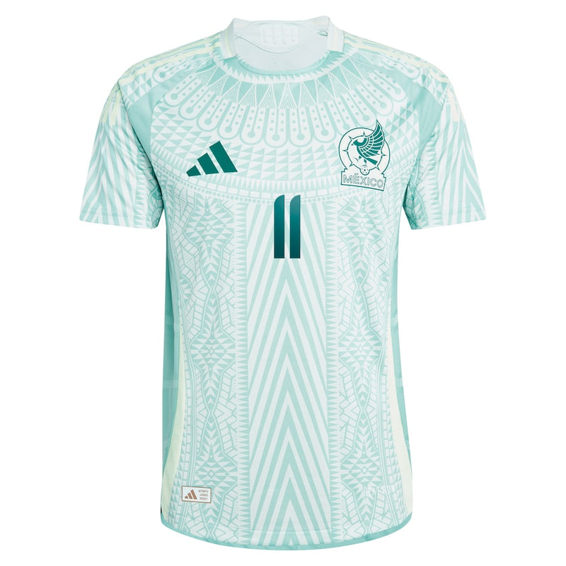 Santiago Giménez Mexico National Team adidas 2024 Away Player Jersey - Green