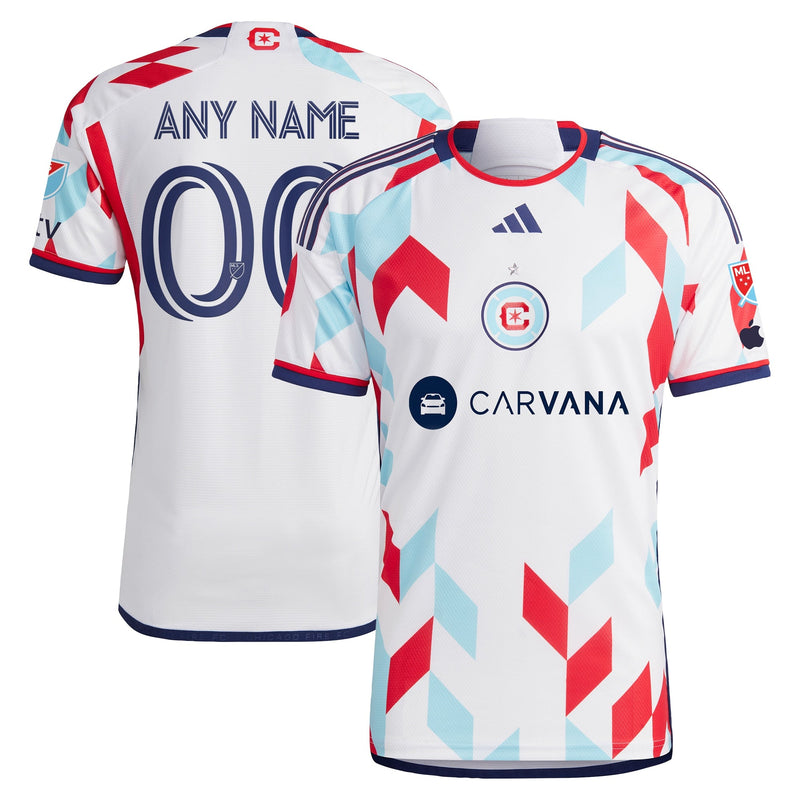 Chicago Fire adidas 2024 A Kit For All Custom Jersey – White