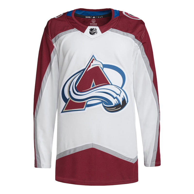 Colorado Avalanche adidas Away Primegreen Jersey – White