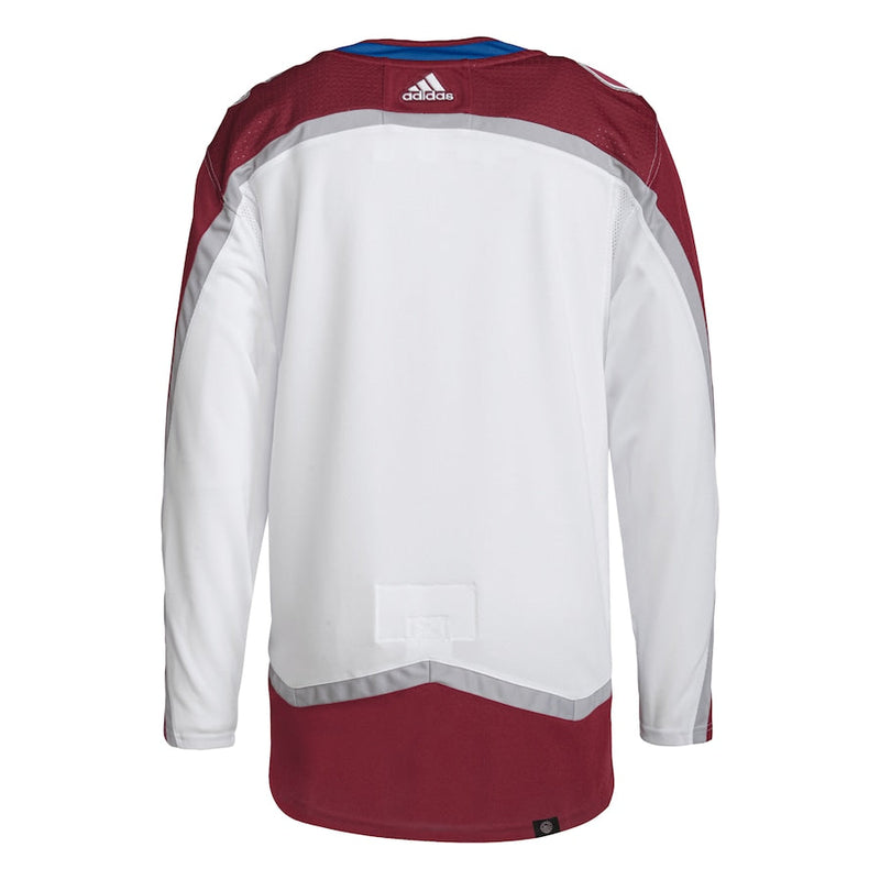 Colorado Avalanche adidas Away Primegreen Jersey – White