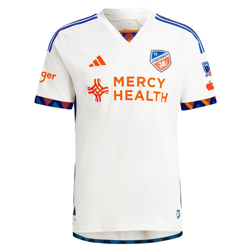 FC Cincinnati adidas 2024 The Canvas Kit Custom Shirt - White