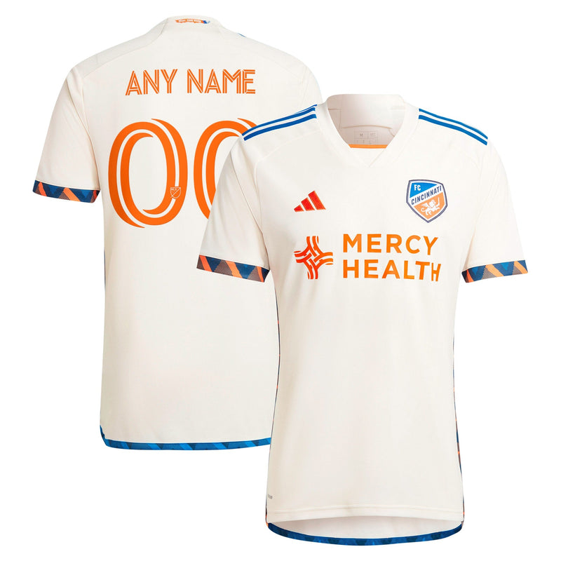 FC Cincinnati adidas 2024 The Canvas Kit Custom Jersey - White