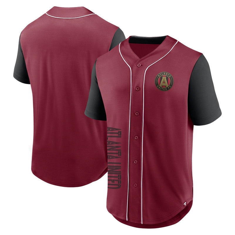 Atlanta United FC Fanatics Balance Fashion Baseball Jersey - Red