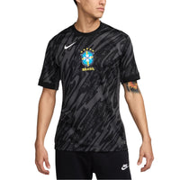 Brazil National Team Nike 2024 Goalkeeper Stadium Jersey - Anthracite