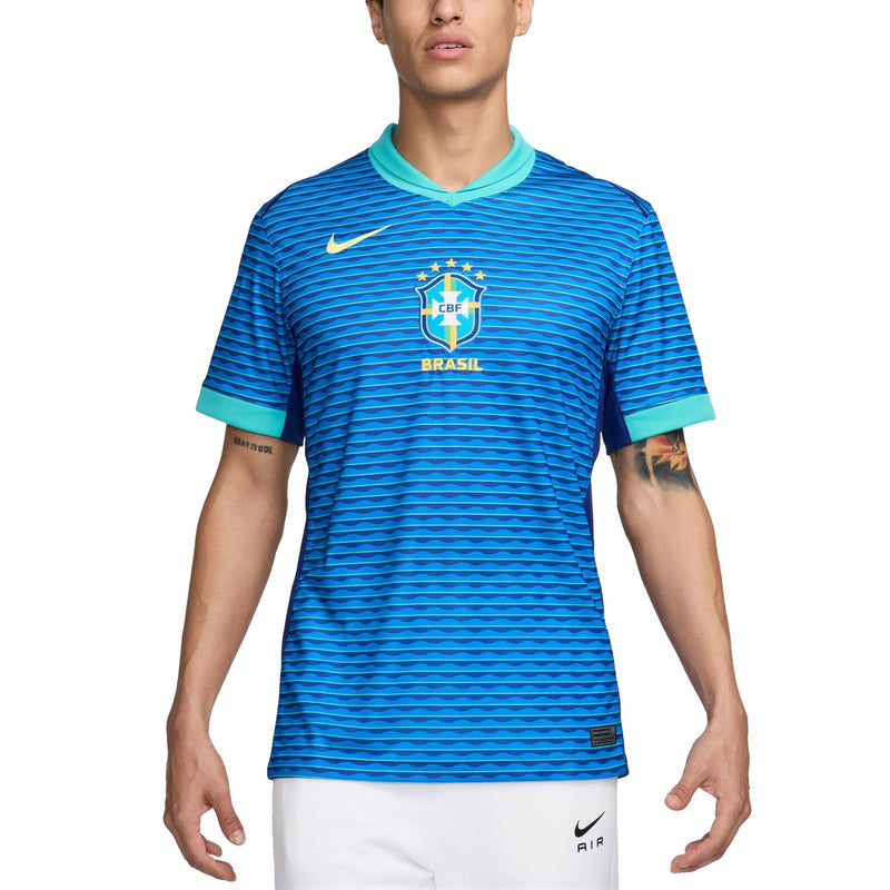 Brazil National Team Nike 2024 Away Stadium Jersey – Blue