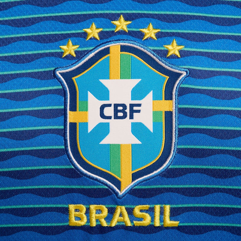 Brazil National Team Nike 2024 Away Stadium Jersey – Blue