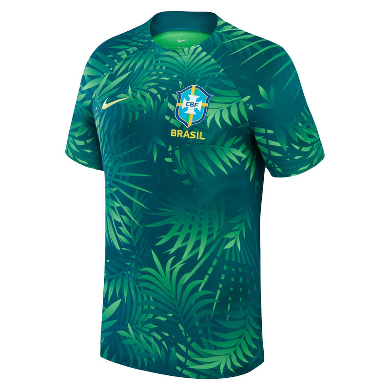 Brazil Women's National Team Nike 2023 Academy Pro Pre-Match Top - Green