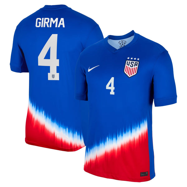 Naomi Girma USWNT Nike 2024 Away Jersey - Royal