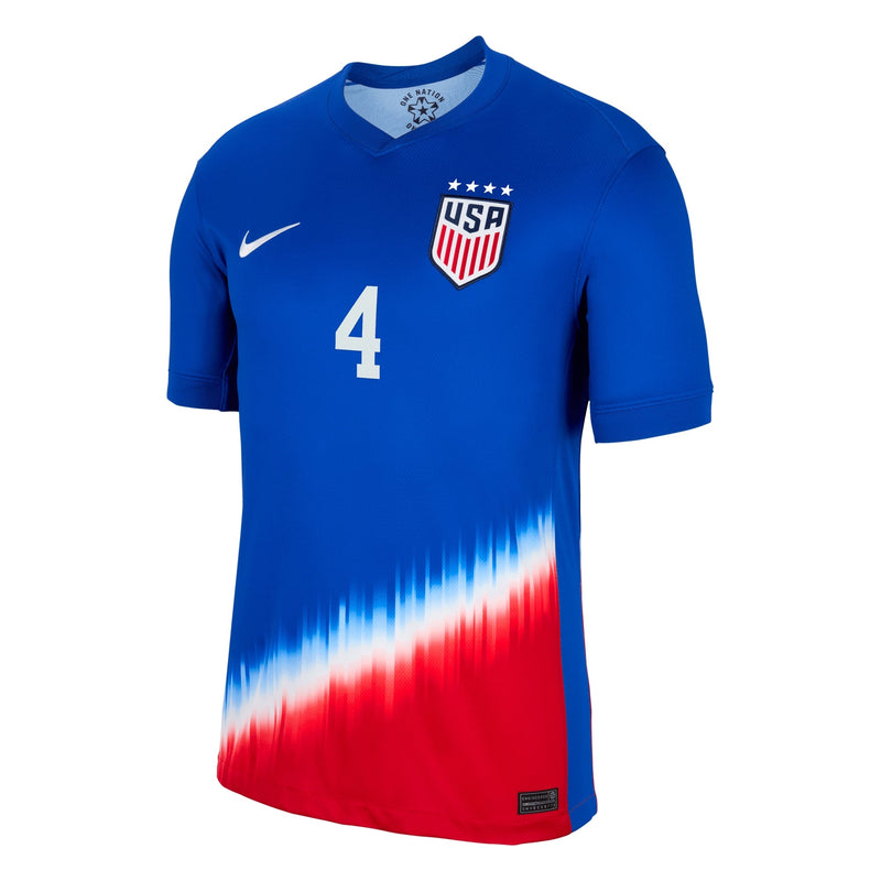 Naomi Girma USWNT Nike 2024 Away Jersey - Royal