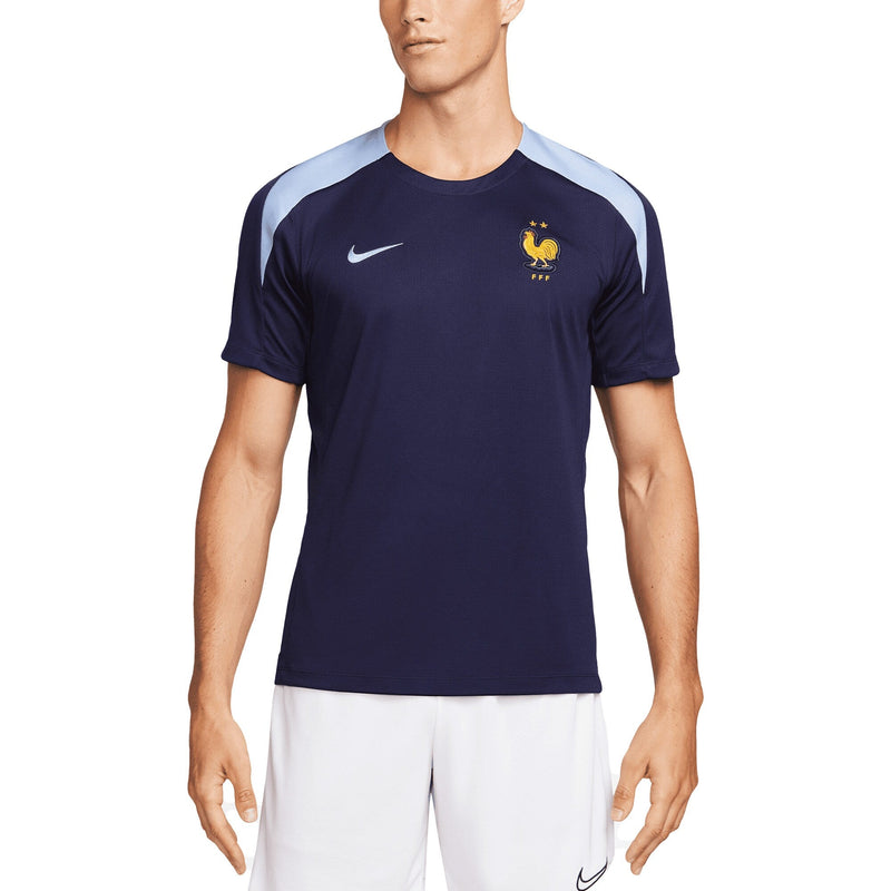 France National Team Nike 2024 Strike Performance Top - Navy