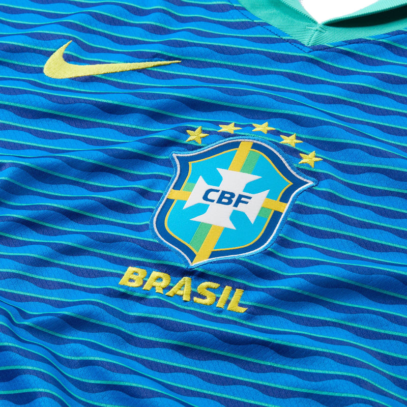 Neymar Jr. Brazil National Team Nike 2024 Away Stadium Player Jersey – Blue