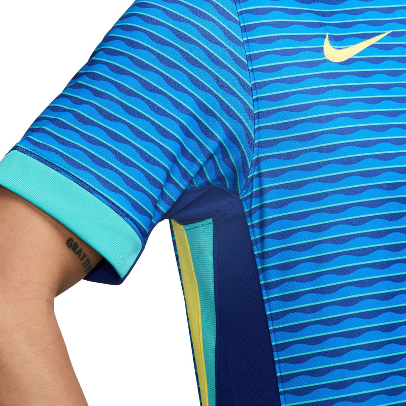 Neymar Jr. Brazil National Team Nike 2024 Away Stadium Player Jersey – Blue