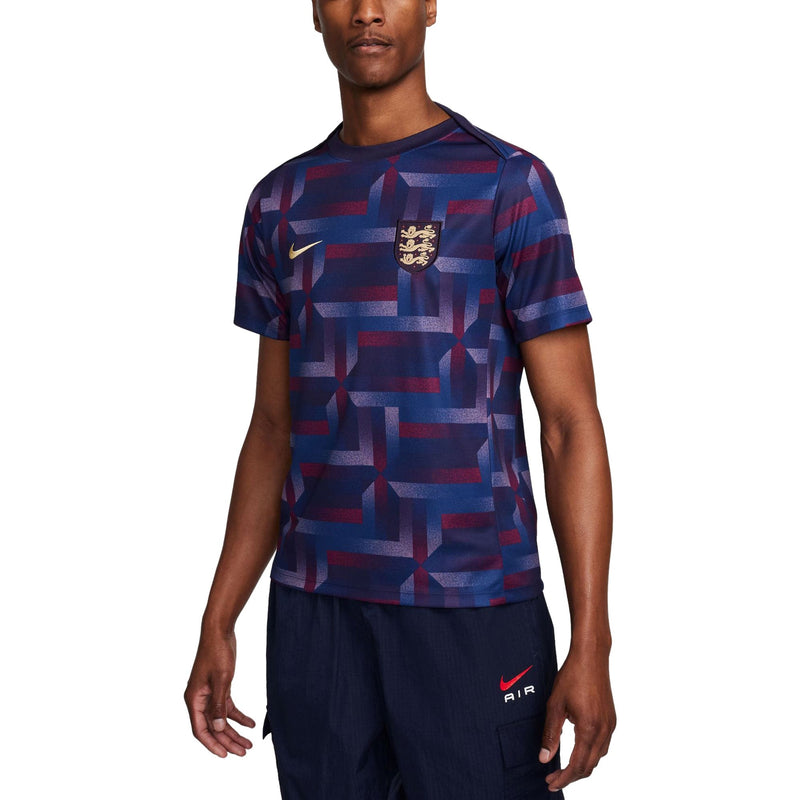 England National Team Nike 2024 Academy Pro Pre-Match Top - Purple