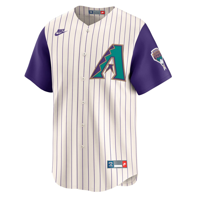 Randy Johnson Arizona Diamondbacks Nike Throwback Cooperstown Collection Limited Jersey - Cream