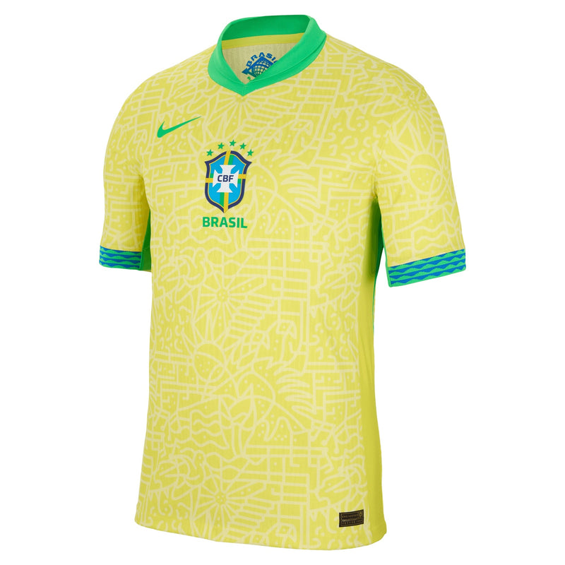 Brazil National Team Nike 2024 Home Match Jersey – Yellow