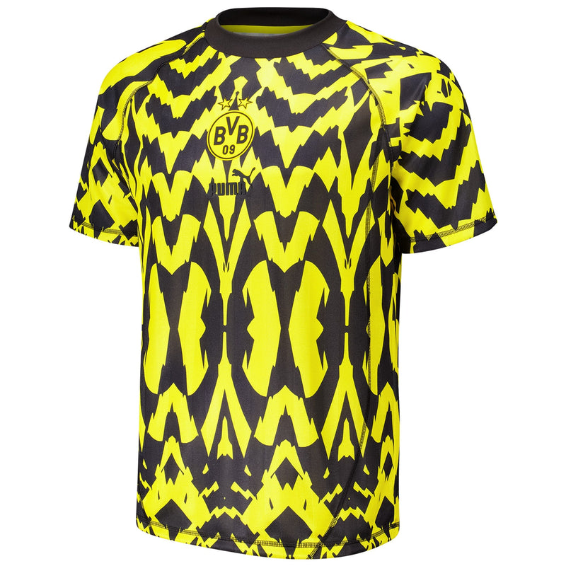 Borussia Dortmund Puma Statement Retro Jersey - Yellow