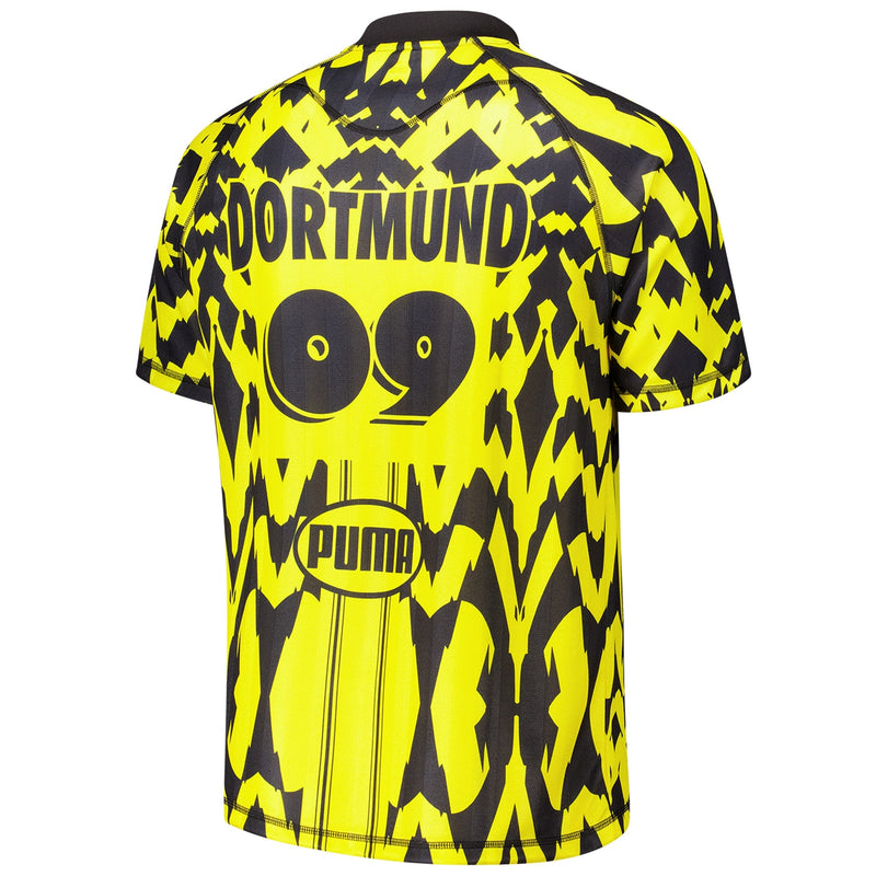 Borussia Dortmund Puma Statement Retro Jersey - Yellow