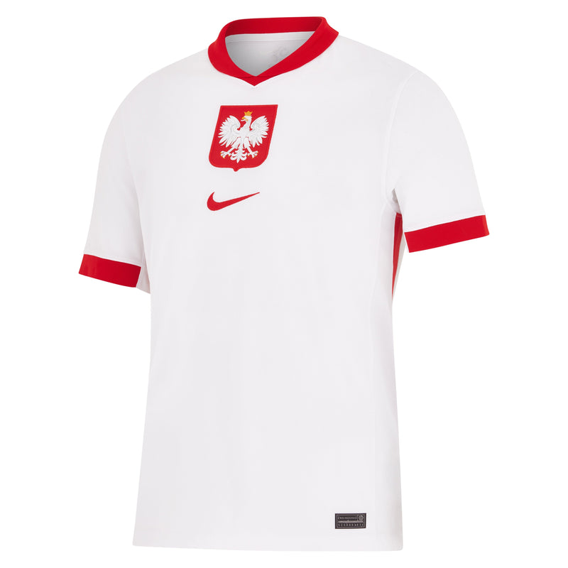 Poland Nike Home Stadium 202/254 Custom Jersey - White