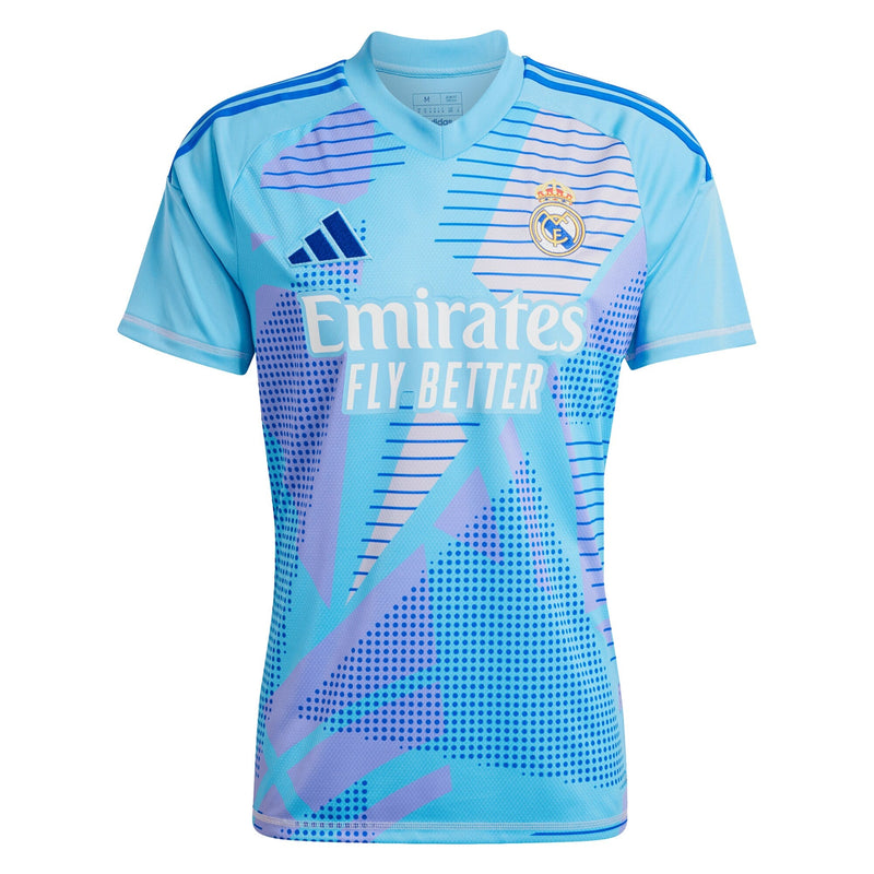 Real Madrid adidas Home Goalkeeper 2024/25 Custom Jersey - Blue