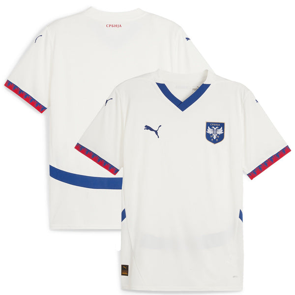 Serbia Away 2024-25 Custom Jersey - White