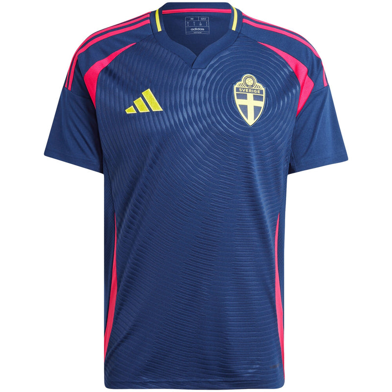 Sweden adidas Away 2024/25 Custom Jersey - Navy