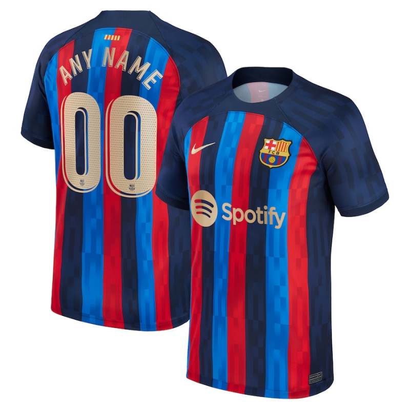 Barcelona Home Stadium Shirt 2022-23 Personalised Jersey