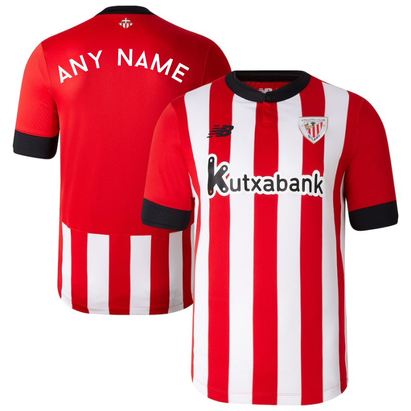 Athletic Bilbao Home Shirt 2022-23 Personalised Jersey
