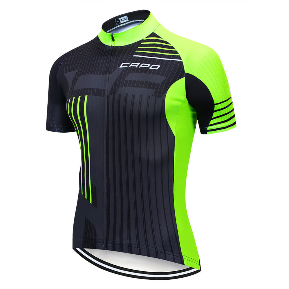 Cycling Clothing Set Wear Mountain Short Sleeve - Green