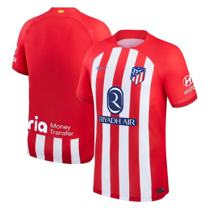 Atletico de Madrid Home Shirt 2023-24 Customized Jersey - Red