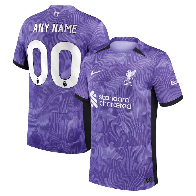 Liverpool Shirt 202324 Third Customized Jersey - Purple