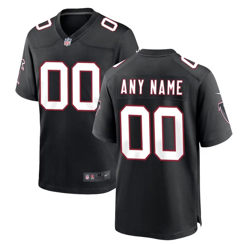 Atlanta Falcons 202324 Throwback Custom Game Jersey - Black