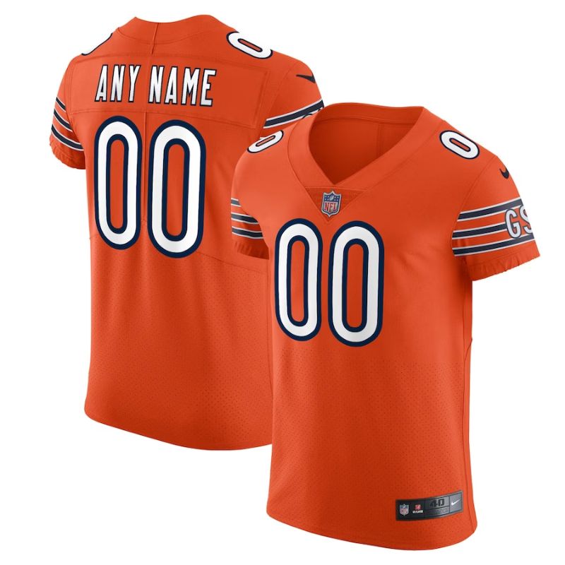 Chicago Bears 202324 Elite Custom Jersey - Orange
