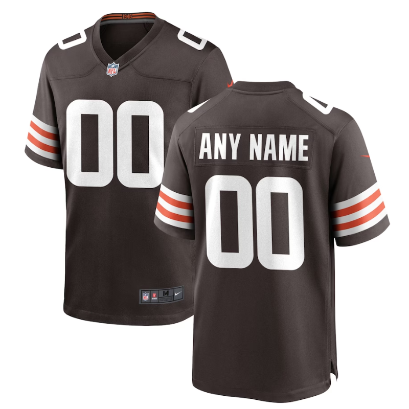 Cleveland Browns Custom 202324 Game Jersey - Brown